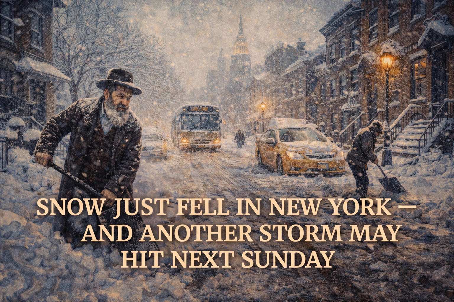 ❄️ Snow Just Fell in New York — And Another Storm May Hit Next Sunday